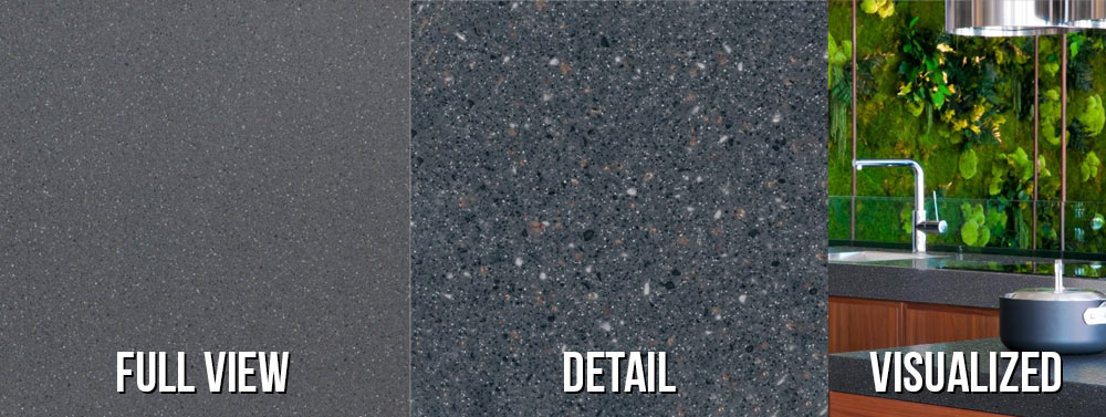 Solid Surface Countertop: Graphite Granite