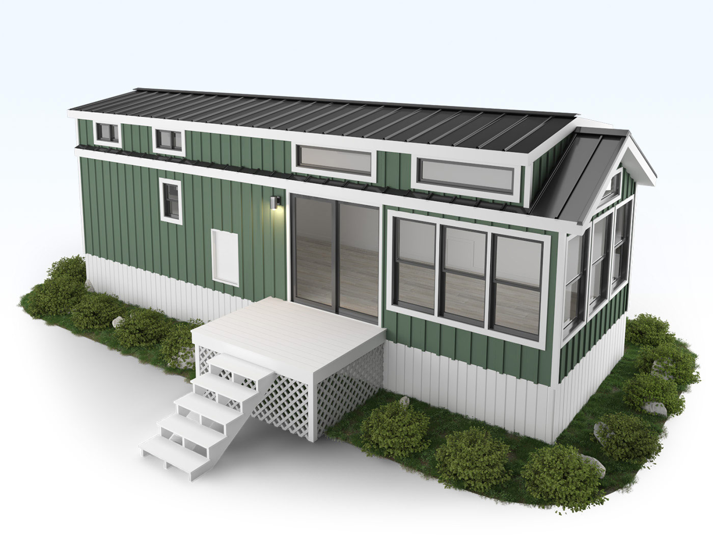 Elevation Park Model Cutaway Image - Before